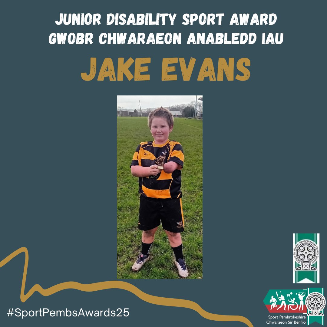 🏅 Junior Disability Sport Award/Gwobr Chwaraeon Anabledd Iau
🤝 Sponsored by / Noddwyd gan: @inclusion_pcc
🏆 Winner / Enillydd:@Jake Evans
#SPAward25 #GwobrauCHSB25 #rugby
<a href="/llangwm/">martin highman</a> rugby club <a href="/llangwm/">martin highman</a> AFC @llangwm_official_rfc @DSW @pembrokeshire