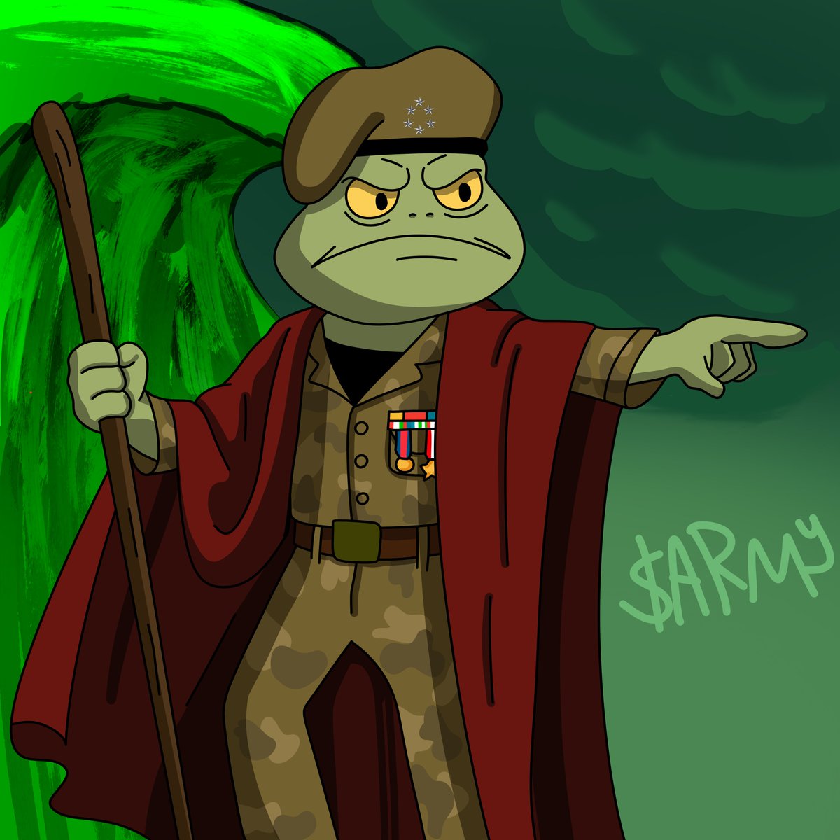 The General points, the market follows 📈⚔️