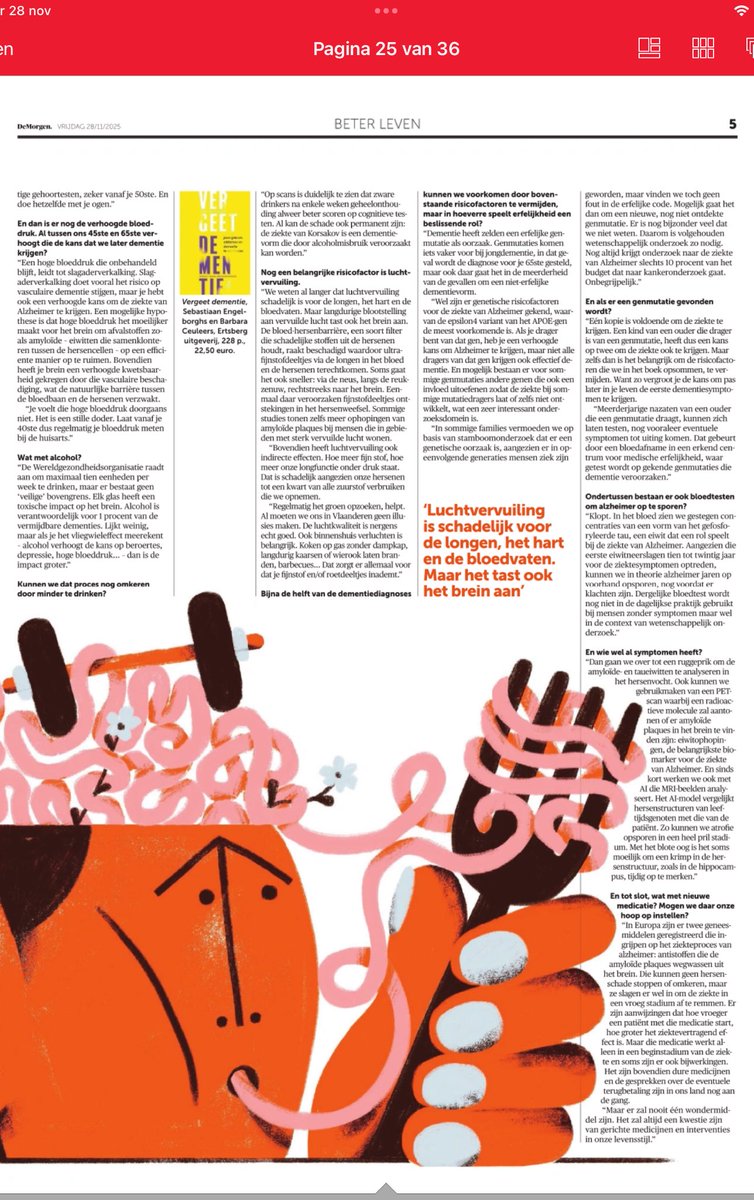 VAMOSsen is heel goed voor de gezondheid, in het bijzonder voor de hersenen, mogen we afleiden uit dit artikel in ⁦<a href="/demorgen/">De Morgen</a>⁩ 
Het wordt tijd dat we een RIZIV-nummer aanvragen :-)