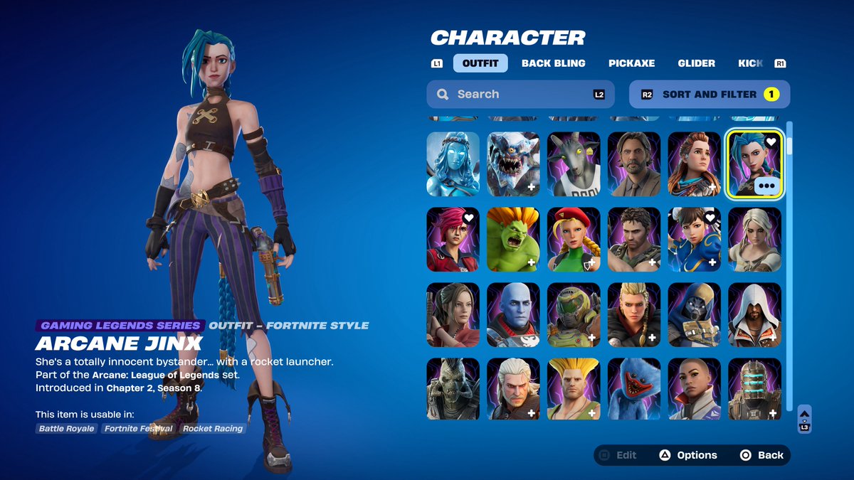 FortniteFNLK's tweet image. Fortnite Arcane Jinx Skin OG Style Concept