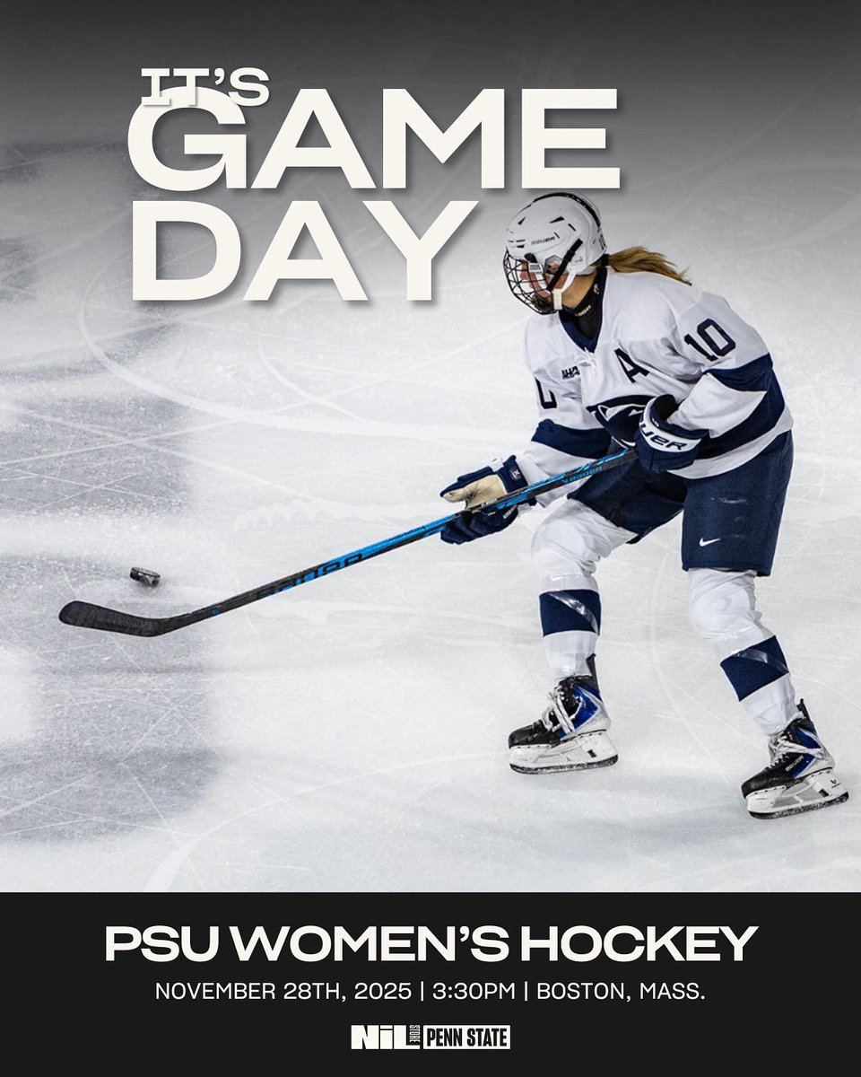 PennStNILStore's tweet image. It's time for @PennStateWHKY to take on #7 @GoNUwhockey 🦁💙