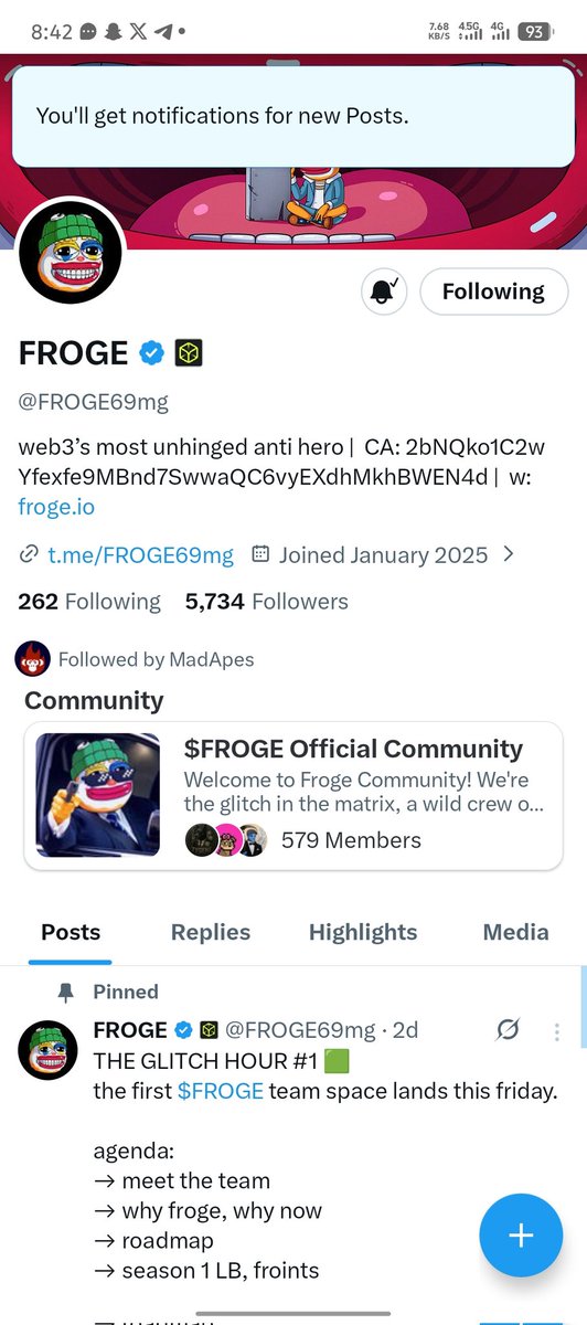 A_blessedone's tweet photo. @FROGE69mg Let the Glitch be upon us!. 
Much Love from Madapes❤

FROGE IS THE GLITCH! https://t.co/xRYf8IIWno