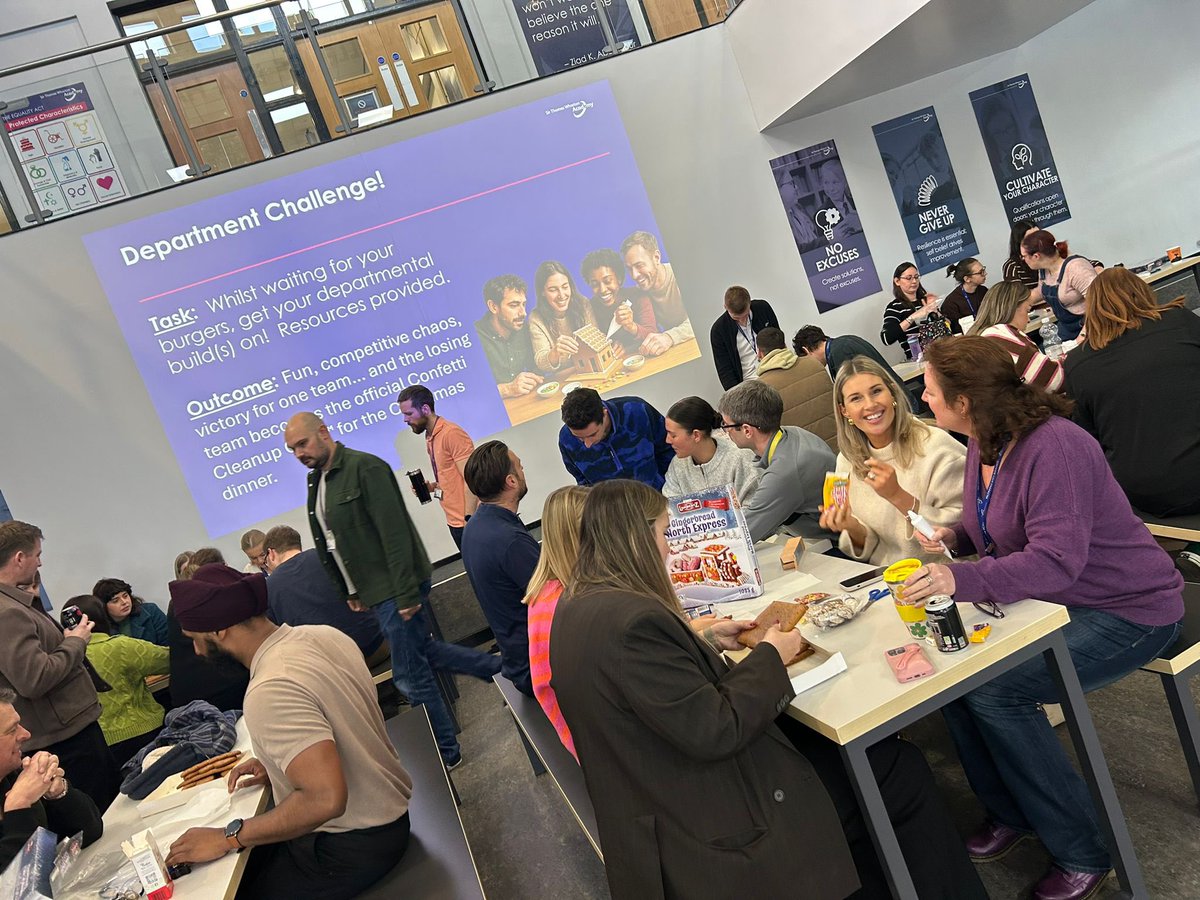 Really simple. 

Good coffee. Good food. Good fun and time. 

In our November Inset we always give staff unstructured time to just talk. Human connections matter to us. 

Brilliant day with brilliant people.