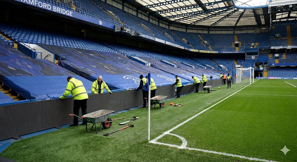 ReportistaFC's tweet image. 🚨🔵 | Chelsea have reportedly moved their advertising boards forward to prevent Arsenal from taking long throws in their game this weekend.  

( Via @InsideChelseaHQ )