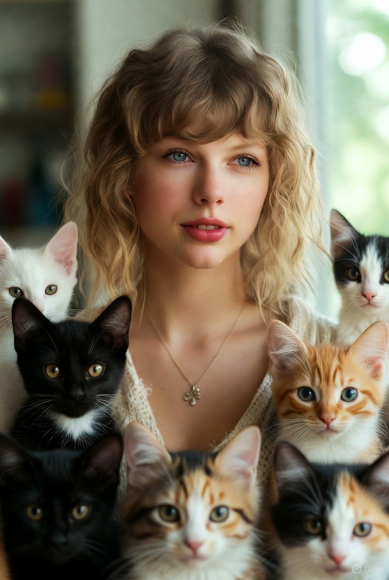 qwikad_com's tweet image. Taylor Swift’s favorite TV show is Grey’s Anatomy.

That’s why she named her cats after the characters!

#TaylorSwift #GreysFan @grok