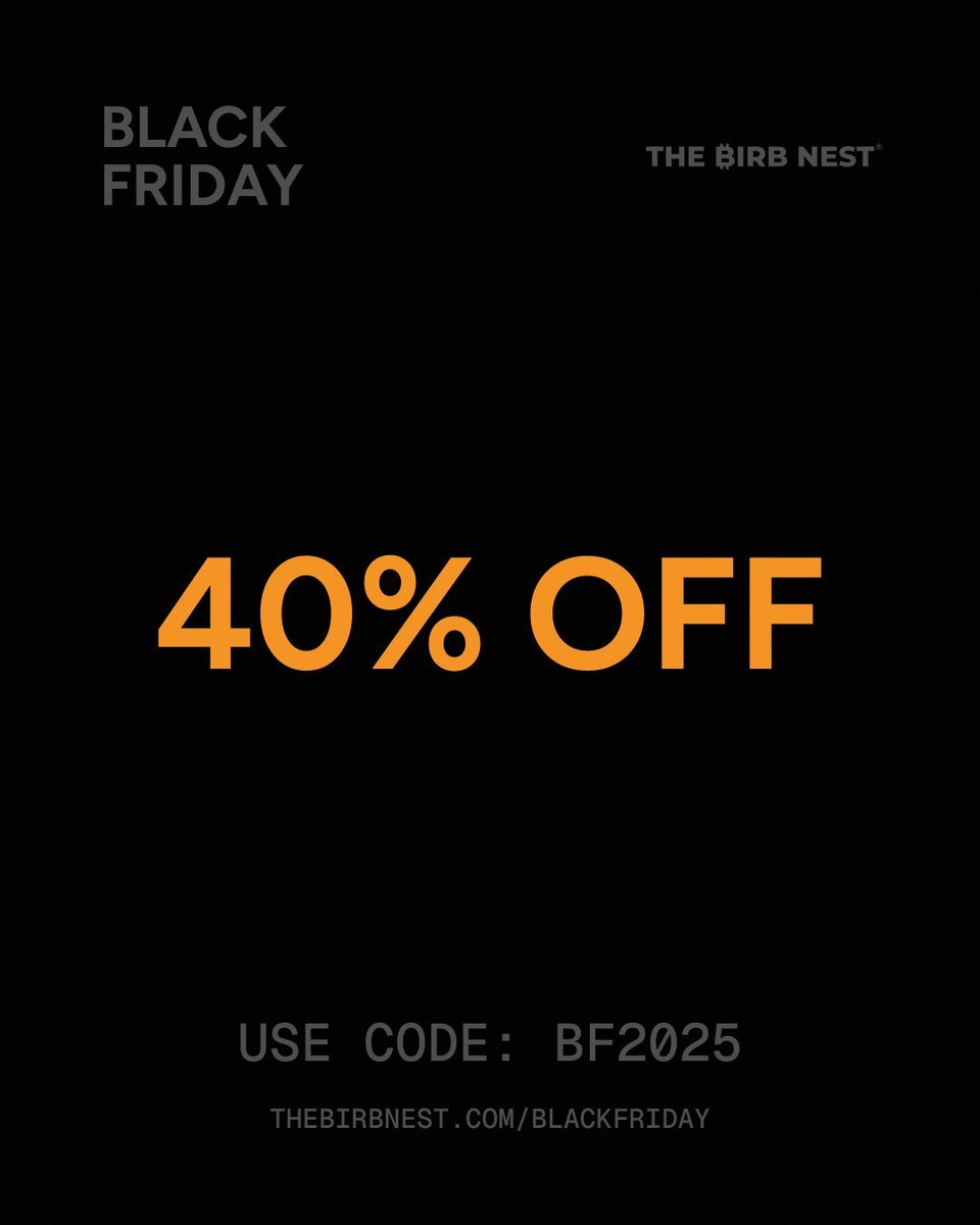 Finally!

Black Friday sale is here.

High time you stop getting rekt in this dogshit market. Many went from brokies to millionaires with our guidance over last 8 years. Be like them.

40% off today (works for yearly sub too).

Use code BF2025: thebirbnest.com/blackfriday