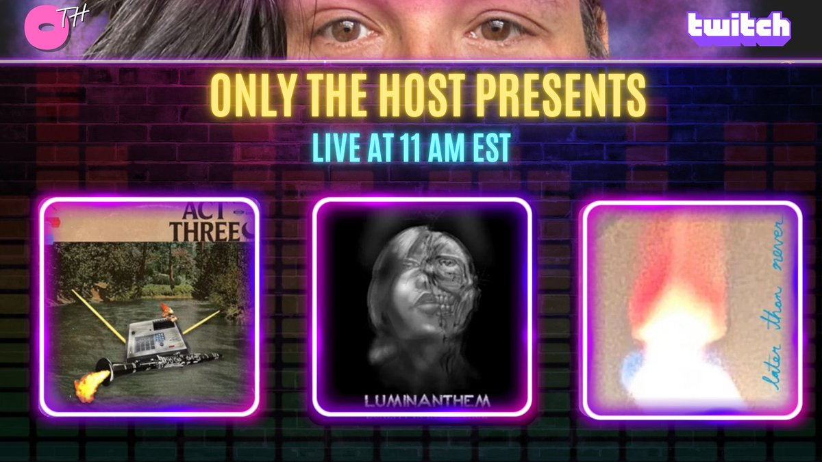 onlythehost's tweet photo. Tomorrow we're checking out a few tracks from the new @LuminAnthem @StarveDevil and Act Three Albums, along with some of my other favorite tracks.

Amazon Playlist - https://t.co/ACVUPVnNKK

Make sure to stop by UNBU (@_UGGGY) at 9pm EST Tonight for the Act Three Listening Party. https://t.co/DVAO8Oagau