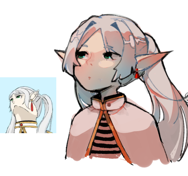droppiake's tweet photo. #frierenfanart #FrierenLookingUp https://t.co/Kx6Acc3LKU