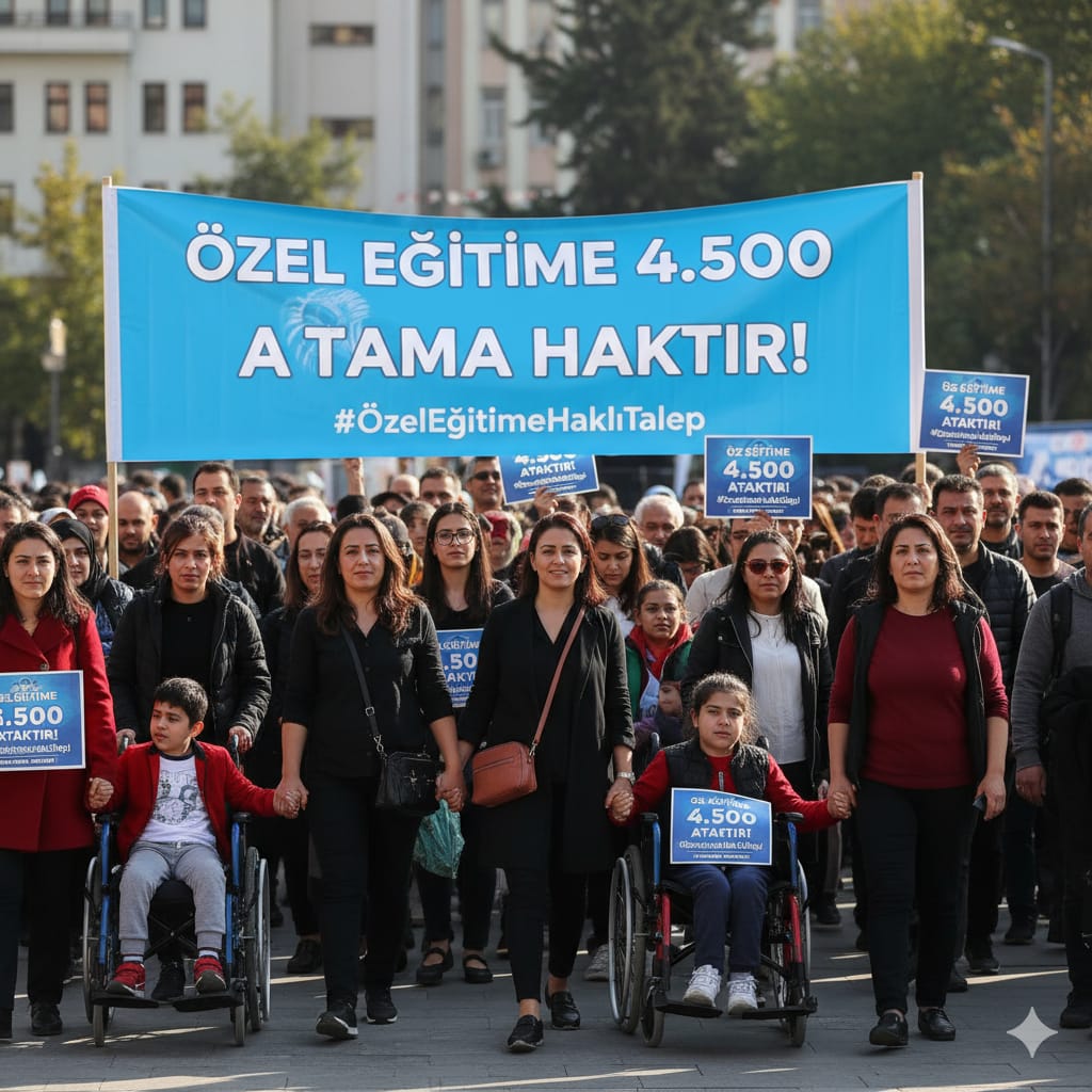 Çocuklarımız bekliyor; en fazla açık özel eğitimdeyse, çözüm de buradan geçmeli.
<a href="/RTErdogan/">Recep Tayyip Erdoğan</a> <a href="/EmineErdogan/">Emine Erdoğan</a> <a href="/Yusuf__Tekin/">Yusuf Tekin</a> <a href="/kasapoglu/">Dr. Mehmet Kasapoğlu</a> <a href="/cftcblnt/">Bülent ÇİFTCİ</a> <a href="/mebpgm/">Personel Genel Müdürlüğü</a> <a href="/MebOrgm/">Özel Eğitim ve Rehberlik Hiz. Genel Müdürlüğü</a> <a href="/CelileErenOKTEN/">Celile Eren ÖKTEN</a>
#OzelEgitime4500İhtiyac