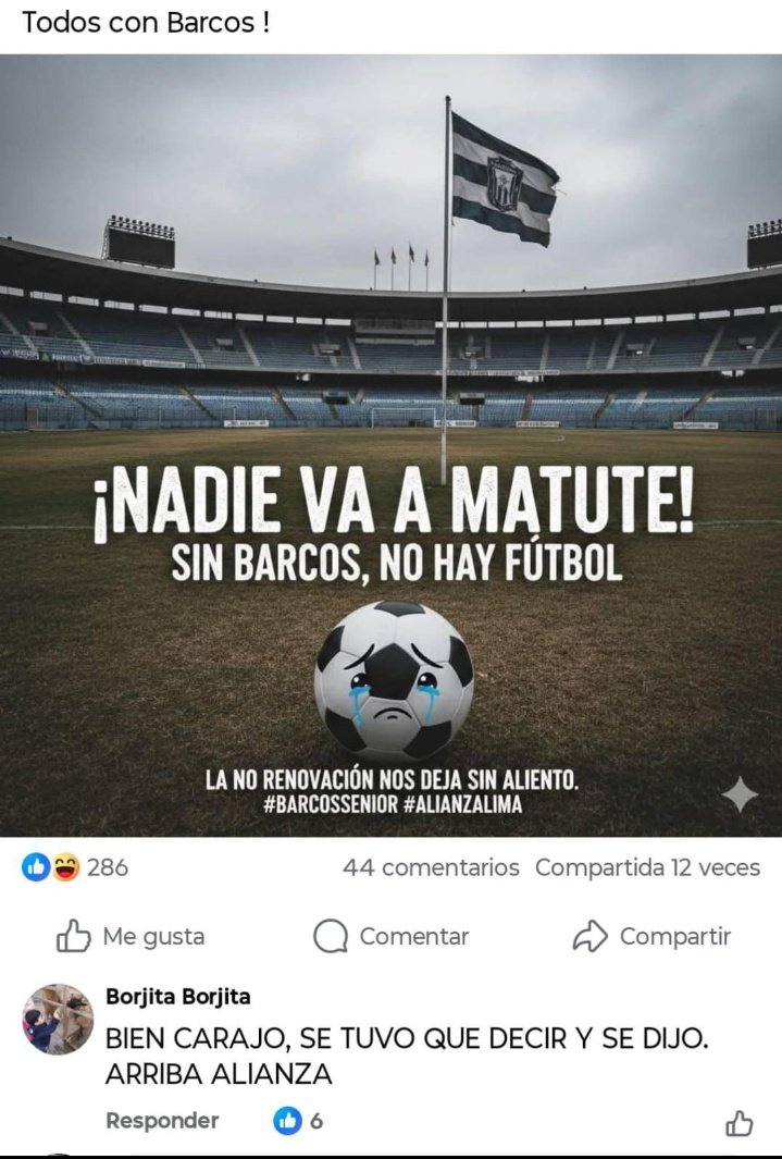 rafaelsaaz's tweet photo. Nos vemos el 6 y el 7 también para alentar al fútbol femenino. 
Hincha de Alianza papi, de nadie más https://t.co/NgSwhJDLnK