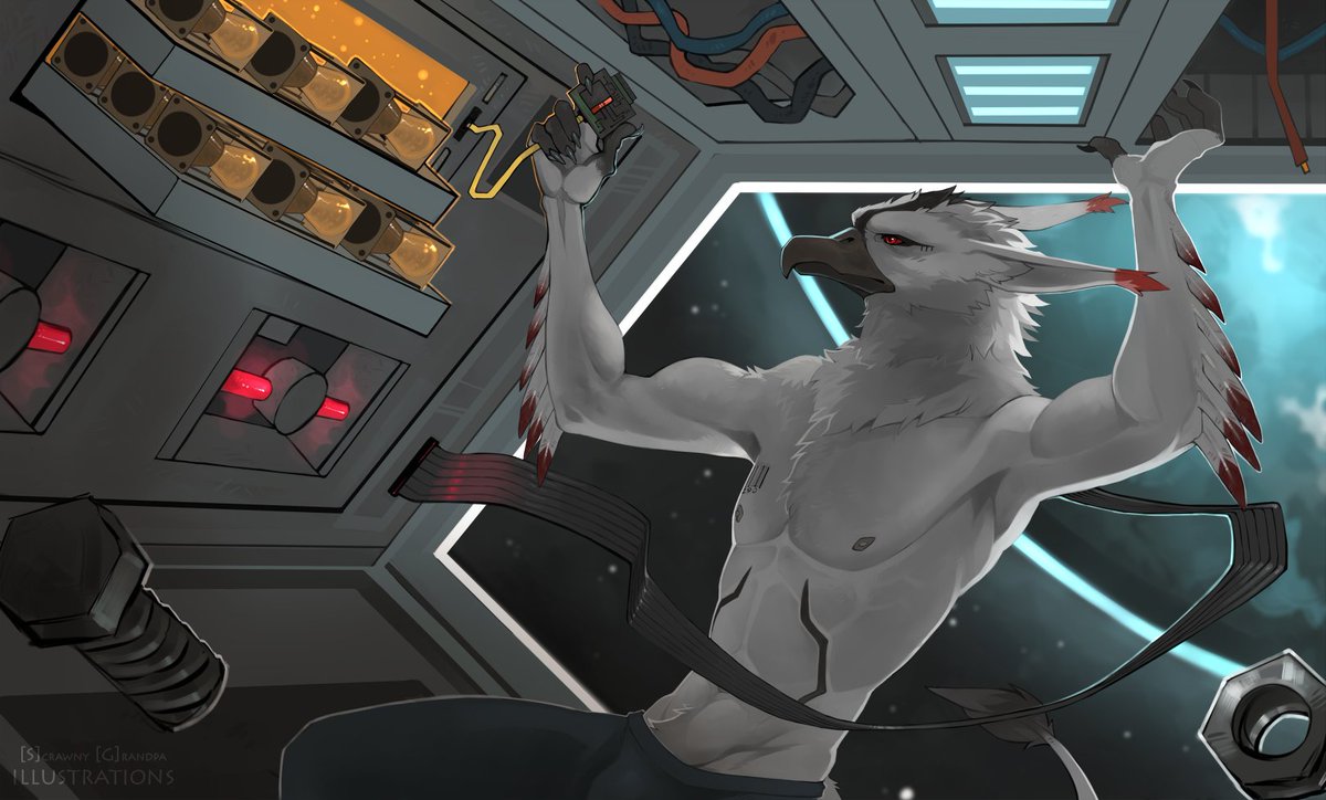 ScrawnyGrandpa's tweet image. Commission for hydrophagist. Thank you!