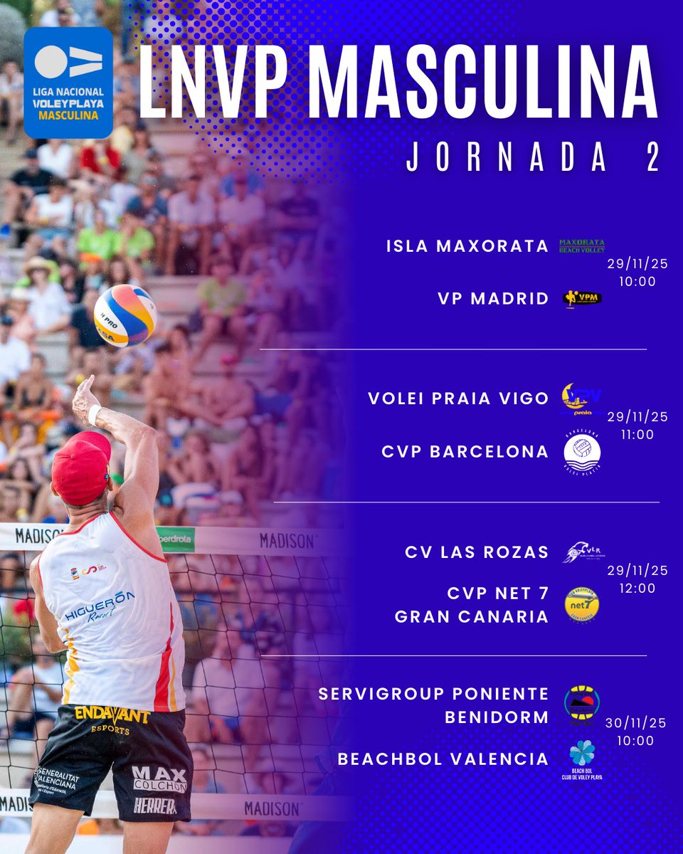 Toda la información de cara a los partidos de este fin de semana de la LNVP masculina.

¿Preparados para esta segunda jornada?⚔️🏐