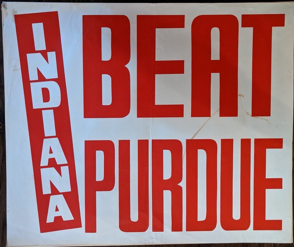 CarlyeLynn's tweet photo. Off to Turdue and haven’t left the house yet and I can smell it from here. Let’s go get that bucket and an undefeated season! #iufb #bucketgame https://t.co/kDHwQYj6Br