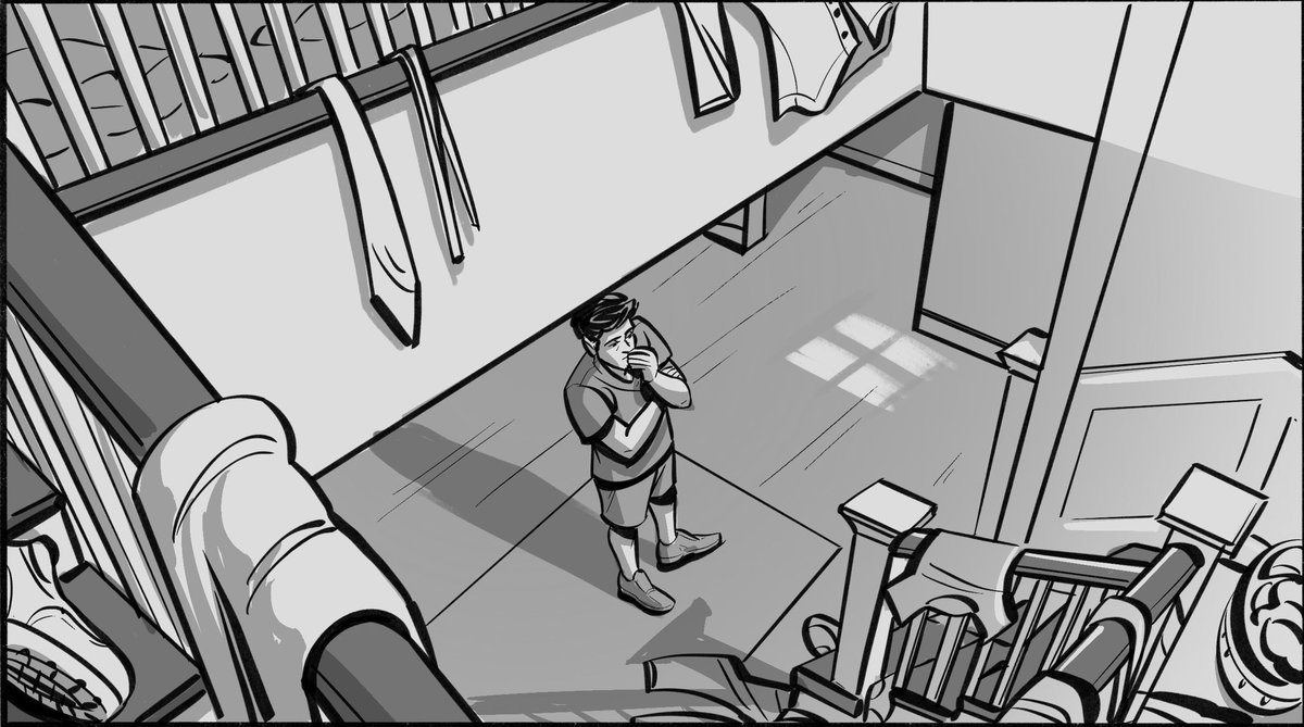 MonicaM_art's tweet image. Geez, who left this mess… 

#storyboards #procreate