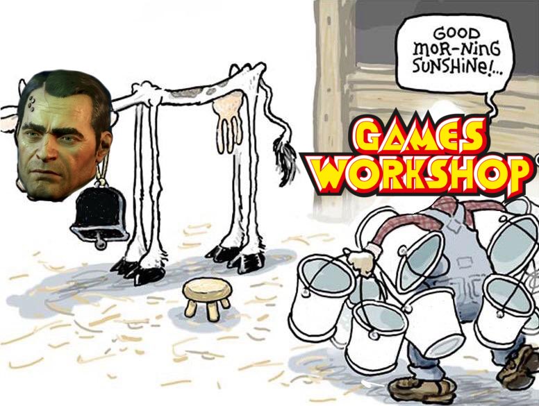nathm0n's tweet photo. warhammer 40k’s situation right now https://t.co/OCndUvQdpZ