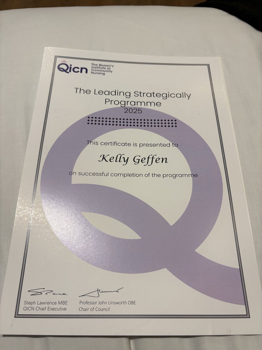 Kelly Geffen MBA MSc RN QN 💙 tweet media