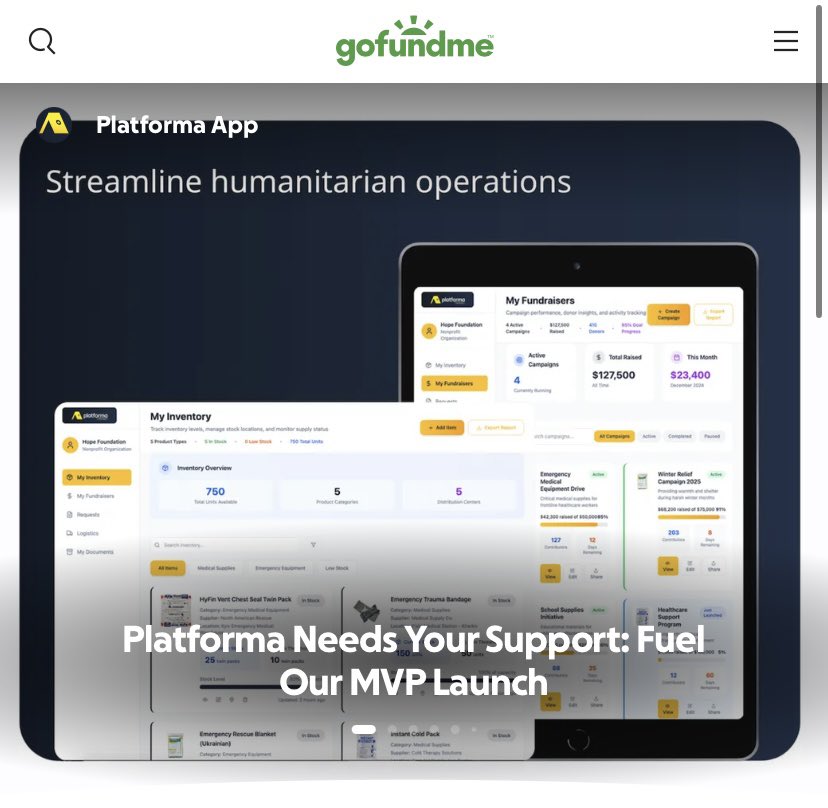 de_stalle's tweet image. We need: talent &amp;amp; money!

Don&apos;t hesitate to reach out:
💰 Seed funding / Business angels
👨‍💻 Designers / Devs

DM us or
🔗 contact@platformaapp.com

We need you now more than ever!

gofundme.com/f/platforma-ne…