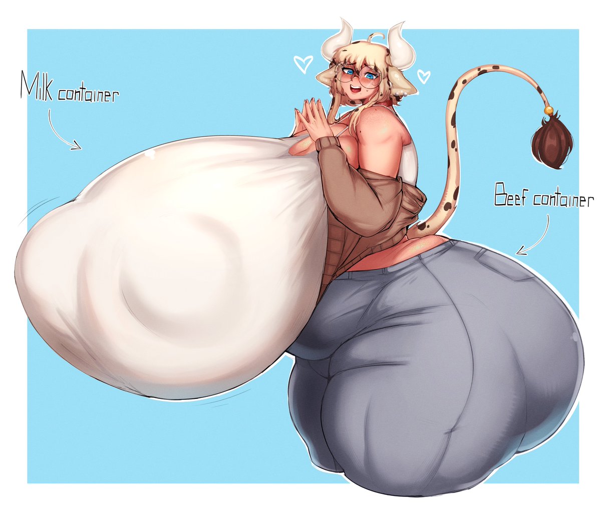 Touch the cow. Do it...NOW!