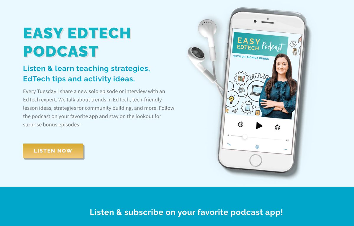 ClassTechTips's tweet image. 💫 Celebrate #DayOfListening by discovering how technology is transforming the teaching &amp;amp; learning experience for students &amp;amp; educators

🎙️ Listen to an episode or two of the Easy EdTech Podcast &amp;amp; get inspired! 

classtechtips.com/podcast/