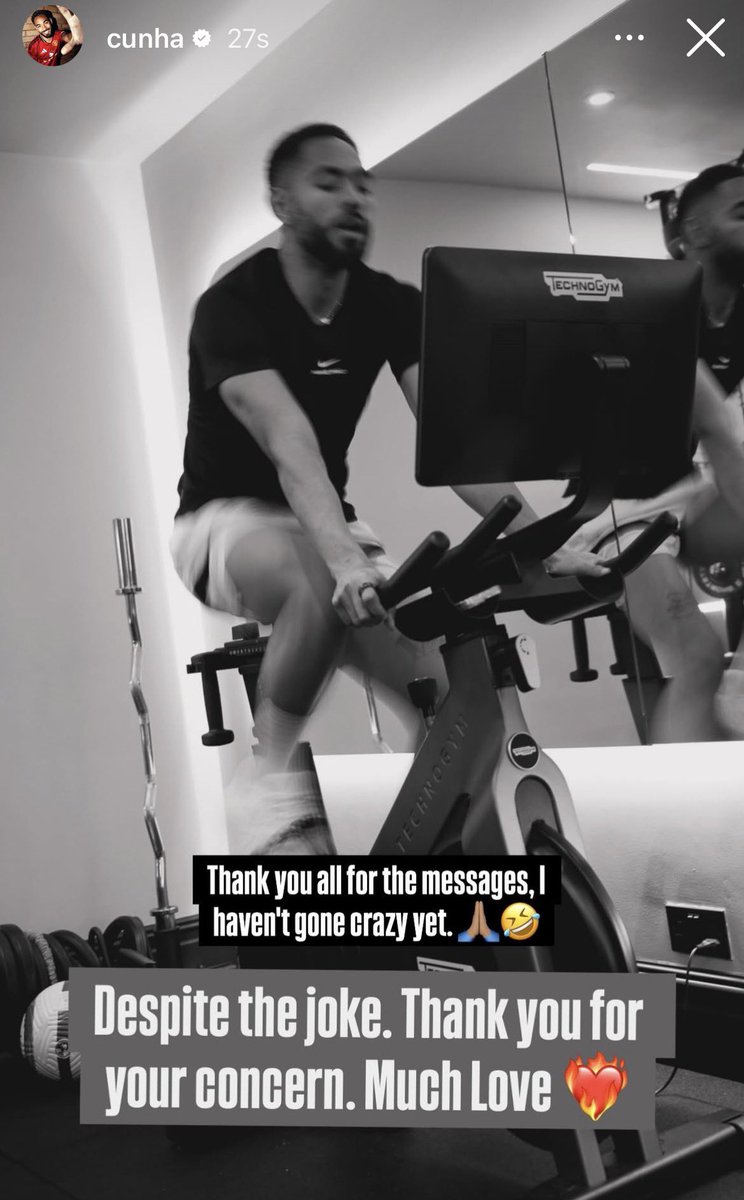 MUFCScoop's tweet image. Matheus Cunha on Instagram #MUFC