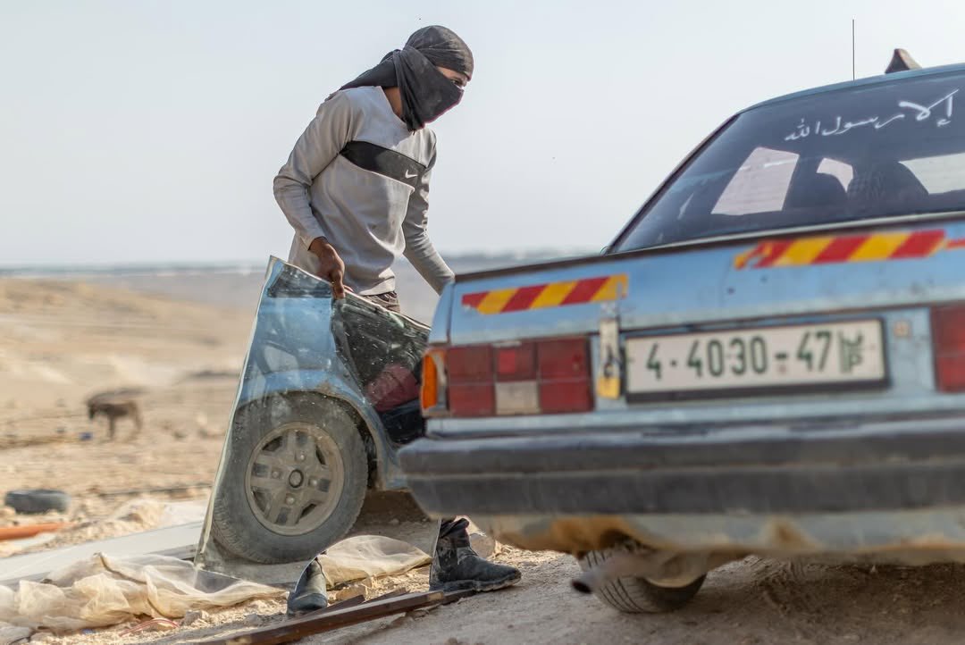 DmodosCutter's tweet image. Two Palestinian families from Frush Beit Dajan, who were forcibly displaced by Israeli settlers on October 8, are displaced again today.

Israeli occupation authorities ordered them to move from Area C to Area A, threatening to confiscate their livestock, tents, and belongings if…
