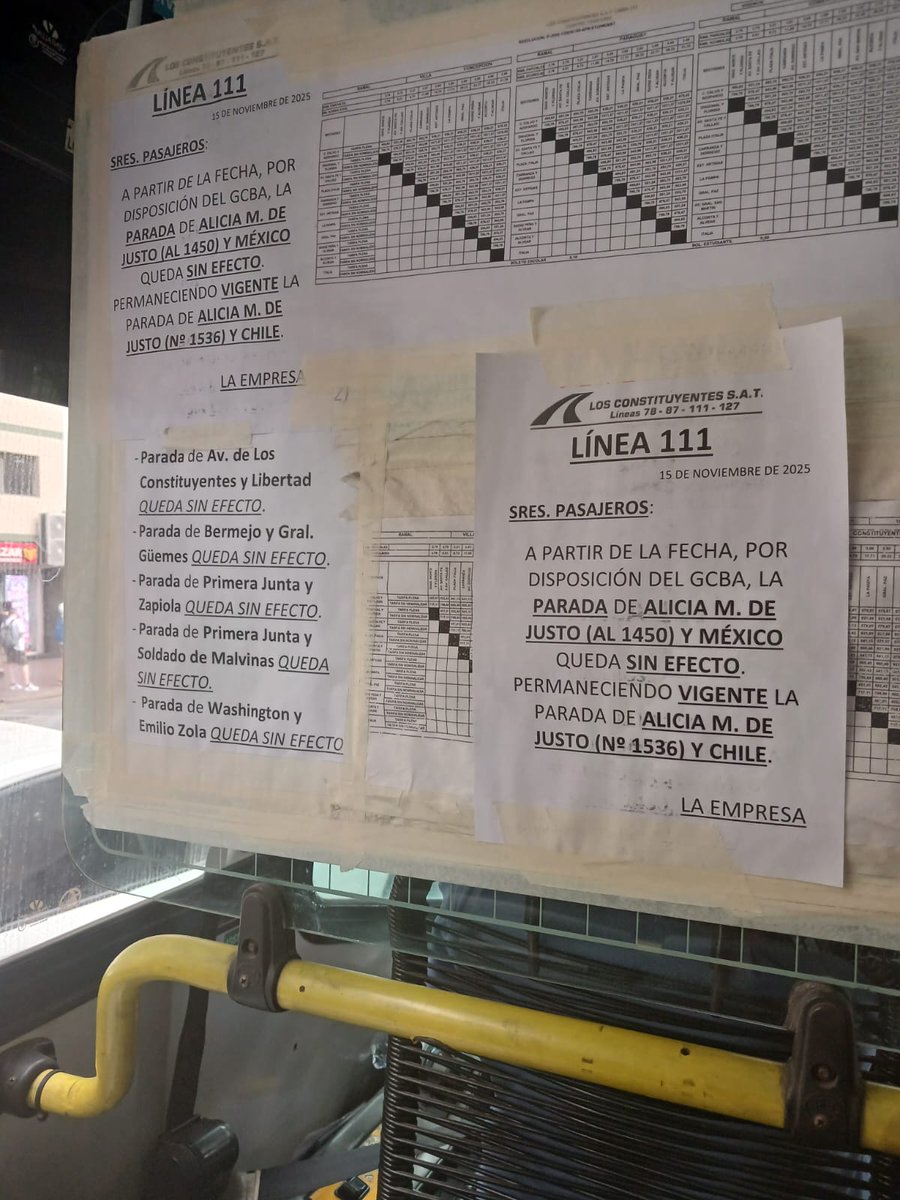 SantiSanArg's tweet photo. @CiudadDeBondis Perdón si no estuve pero #Linea111 movió las paradas en Puerto Madero, lo otro ya se menciono hace meses atrás https://t.co/tayKhpeYtm