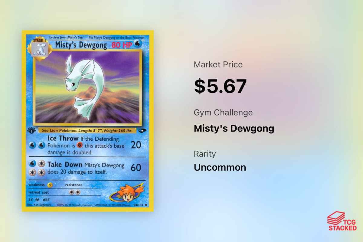 TCGStacked's tweet image. Day 87 - Here are some of the top Dewgong cards in all of Pokemon. 

If I missed your favorite Dewgong card, let me know in the comment&apos;s!