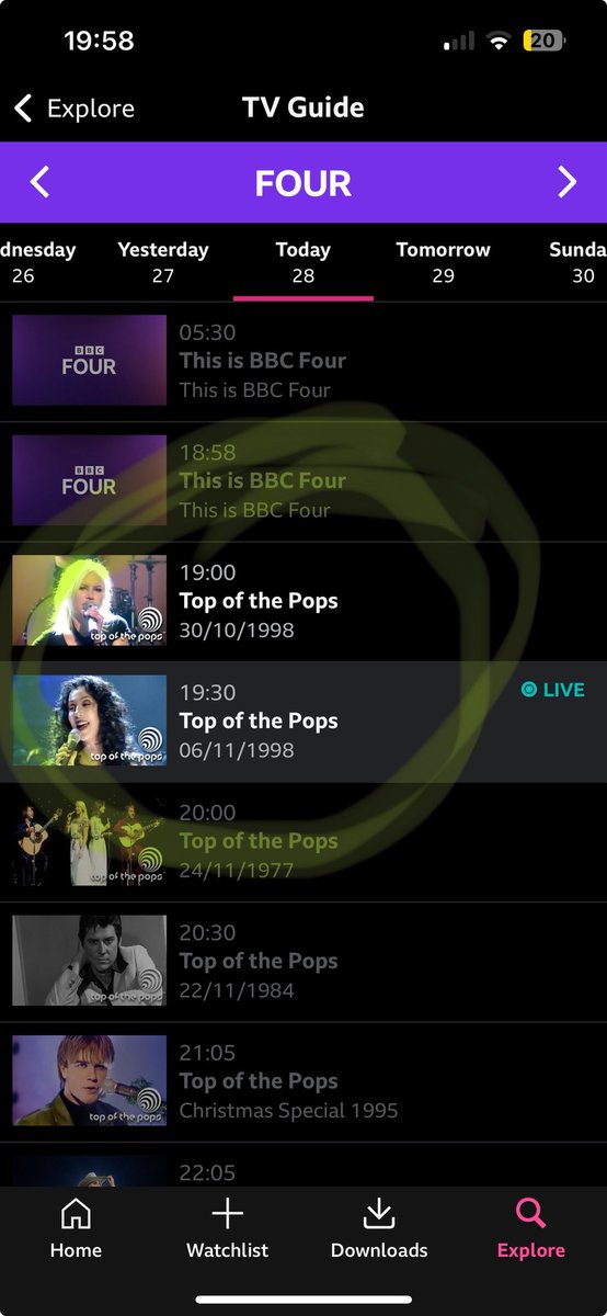 #TOTP I fancy an hour of nostalgia listening to 2 lots of the same songs from 27 years ago . 😂