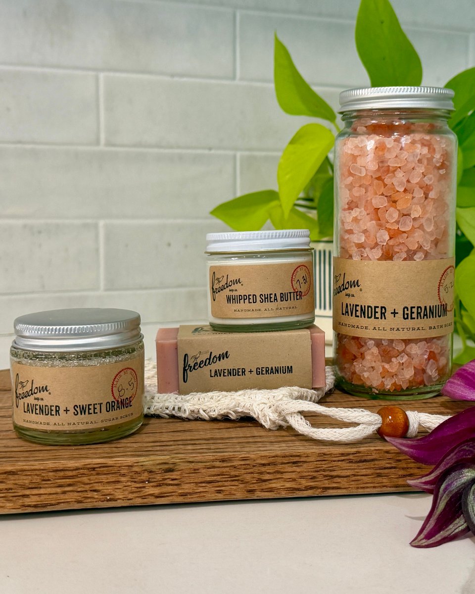 freedomsoaps's tweet photo. Give Better Gifts. 
Small-batch soaps, oils, and self-care essentials made with pure ingredients and ready for gifting.
✨ 20% Off All Bundles
✨ Buy a Soap, Get 20% Off a Self-Care Add-On
✨ Local pickup available! Use code CONWAY for no shipping at checkout
Thoughtful gifts, beautifully simple.

🛍️🧼 Shop now: https://t.co/0zH4zQSLa7 

#GiveBetterGifts #FreedomSoapCompany #HandmadeSkincare  
#SmallBatchSoaps #NaturalSelfCare #CleanIngredients  
#HolidayGifting #ShopSmall #BlackFridayDeals #SmallBusinessSaturday  #CyberMondaySale