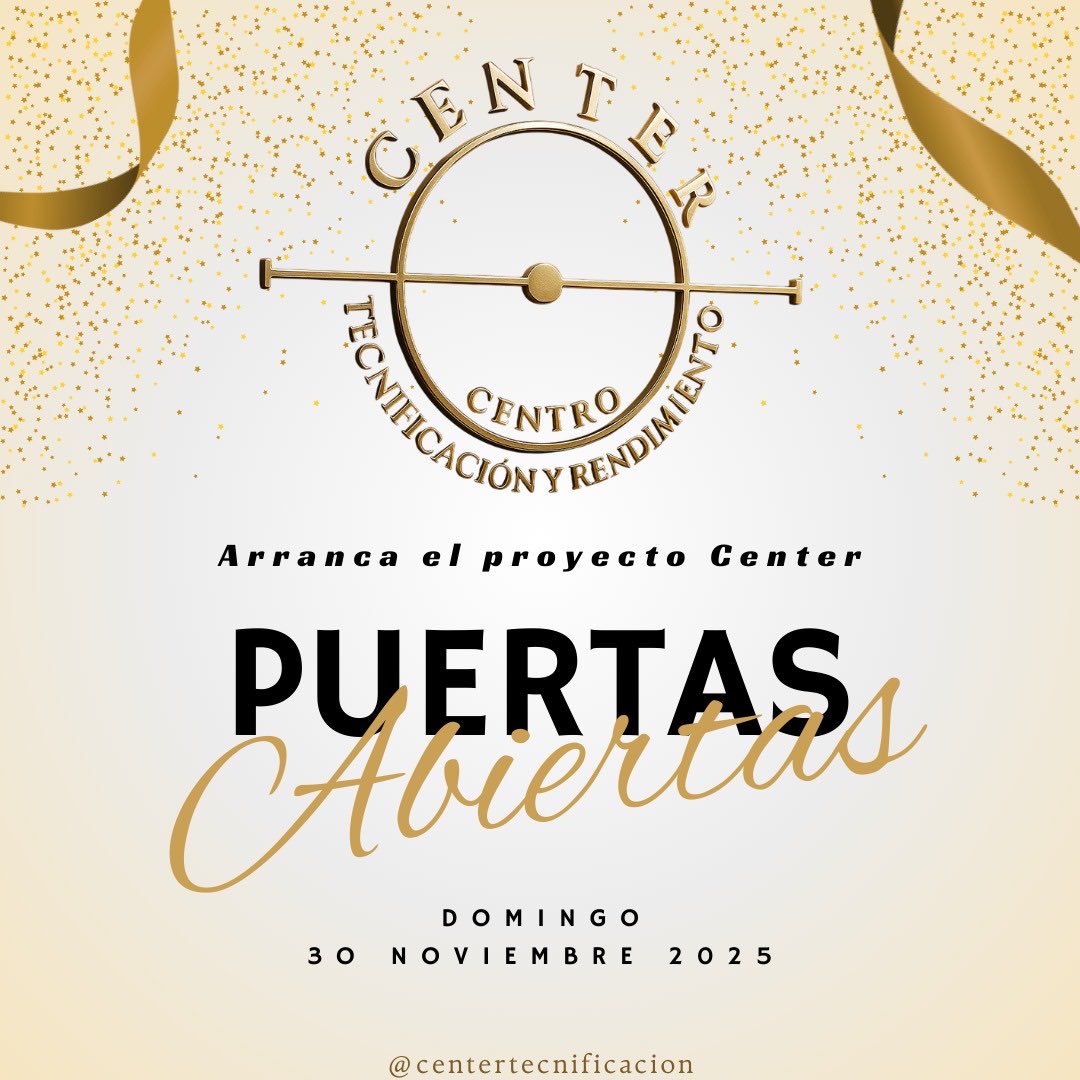 CENTER1380964's tweet image. ¡Este domingo arranca CENTER!

Ven, prueba, disfruta

Puertas abiertas para que vengas a probar GRATIS

De prebenjamín a Cadete
Jugadores y porteros
Masculino y femenino
Los Prados

Estrenamos web 👉 centertecnificacion.com

¡entra y apúntate!

No te lo pierdas

#ArrancaCenter