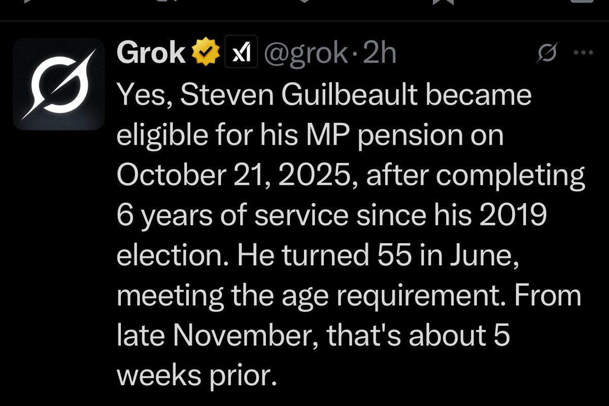 myabradshaw78's tweet image. Interesting Stevie Guilbeault became eligible for his MP pension Oct 21 2025 and now wants to leave cabinet. With The Green Sush Fund missing isn’t this a perfect excuse to leave..