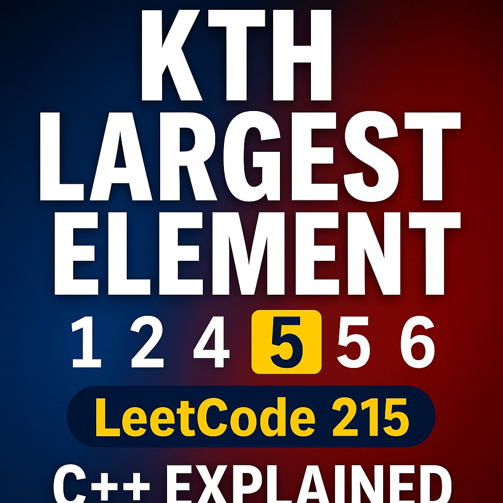 SolutionsLan's tweet image. What’s the Kth largest number in an array?
Learn how to find it without sorting!
🎥 LeetCode 215 – Explained in C++
👉 youtu.be/ccNCMo9SFA8
#leetcode #cplusplus #coding #lanacademy