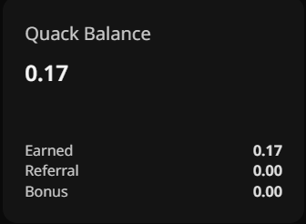 KilonPalai's tweet photo. First Quacks earned, and this is just the beginning with 
@wallchain and @wardenprotocol https://t.co/V5co45jvhc