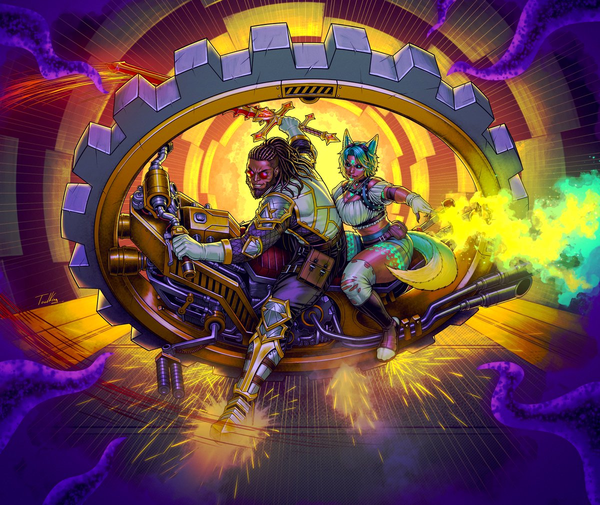 𝐎𝐨𝐡, 𝐲𝐞𝐚𝐡
𝐊𝐢𝐜𝐤𝐬𝐭𝐚𝐫𝐭 𝐦𝐲 𝐡𝐞𝐚𝐫𝐭
𝐇𝐨𝐩𝐞 𝐢𝐭 𝐧𝐞𝐯𝐞𝐫 𝐬𝐭𝐨𝐩𝐬

Commission art for <a href="/YeetMaur/">Mauri Maur</a>🍻
#commissionart #artshare #warcraft #fantasyart