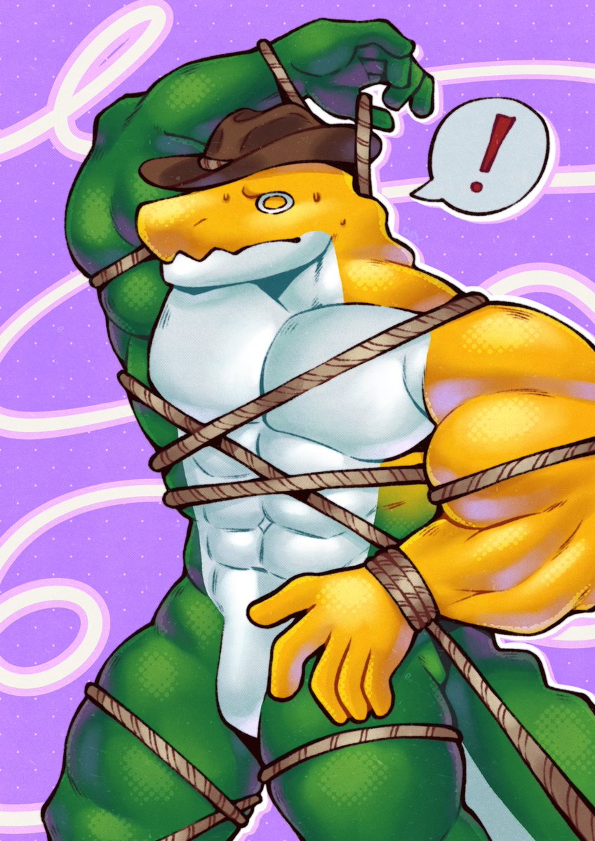 dexdexamilion's tweet image. Tangled up 🤠🐊