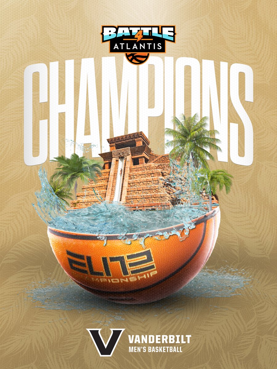 VandyMBB's tweet image. Atlantis Conquered 😤😤

#AnchorDown⚓️⬇️