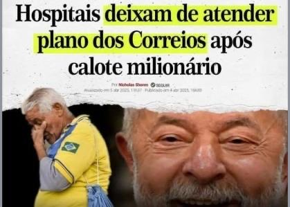 RafaelFontana's tweet image. Os carteiros perderam:
- A aposentadoria.
- Seus empregos.
- E atendimento médico.

É muita crueldade do PT.