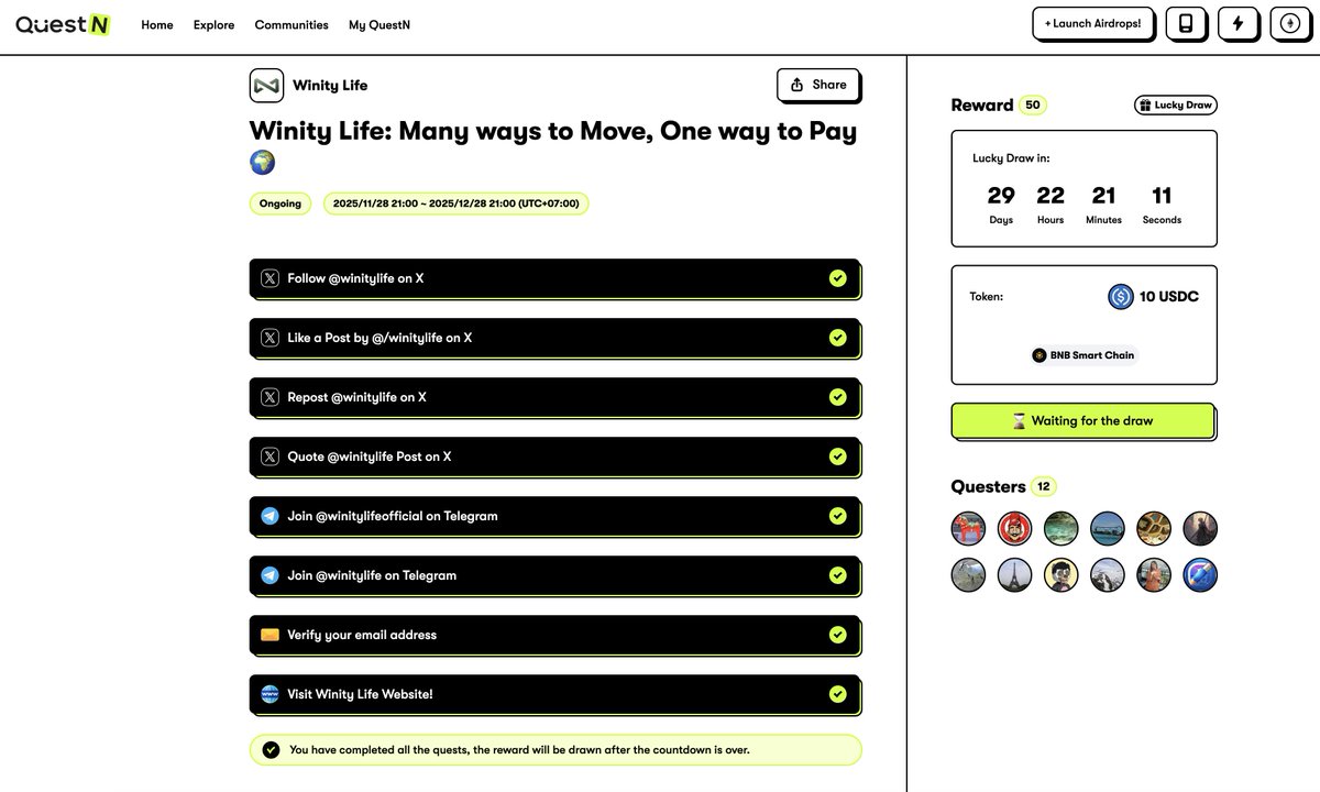 Malaika_808's tweet image. Only takes a few minutes to contribute, Fam. Let’s do it! 🔥🚀

$WCO #WCO #Wchain #Winity #WinityLife #OG88Meme #QuestN