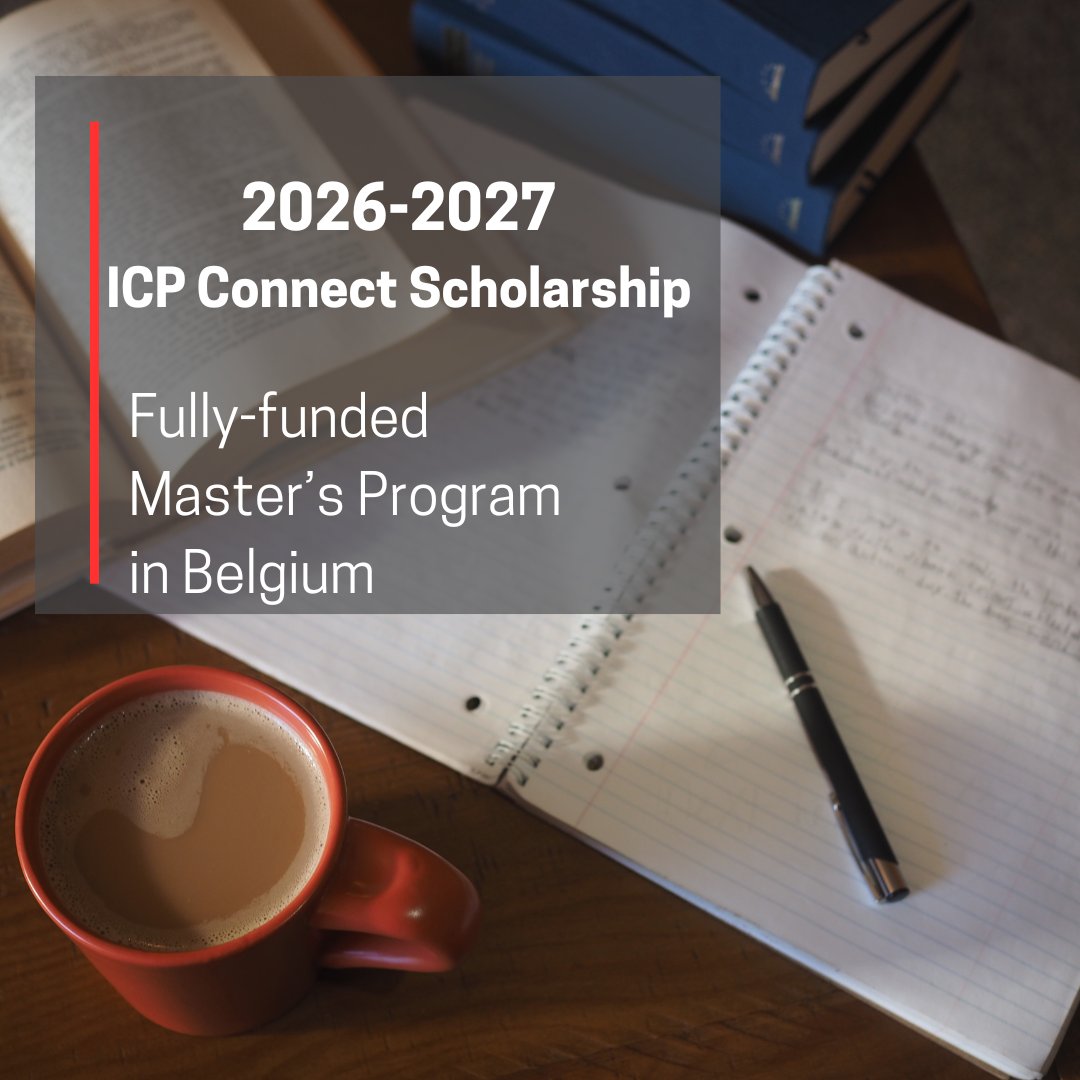 opportunitiesfy's tweet photo. 🚀 Fully-funded ICP Connect  Master’s scholarships for students from Africa, Asia &amp; Latin America! 🌍
💶 €1,400/month + tuition, travel, insurance
📅 Deadline: Feb 1, 2026
👉 Apply: https://t.co/3Y63ryf7V8
#ScholarshipOpportunity #StudyInBelgium #ICPConnect https://t.co/DAaJNc25ON