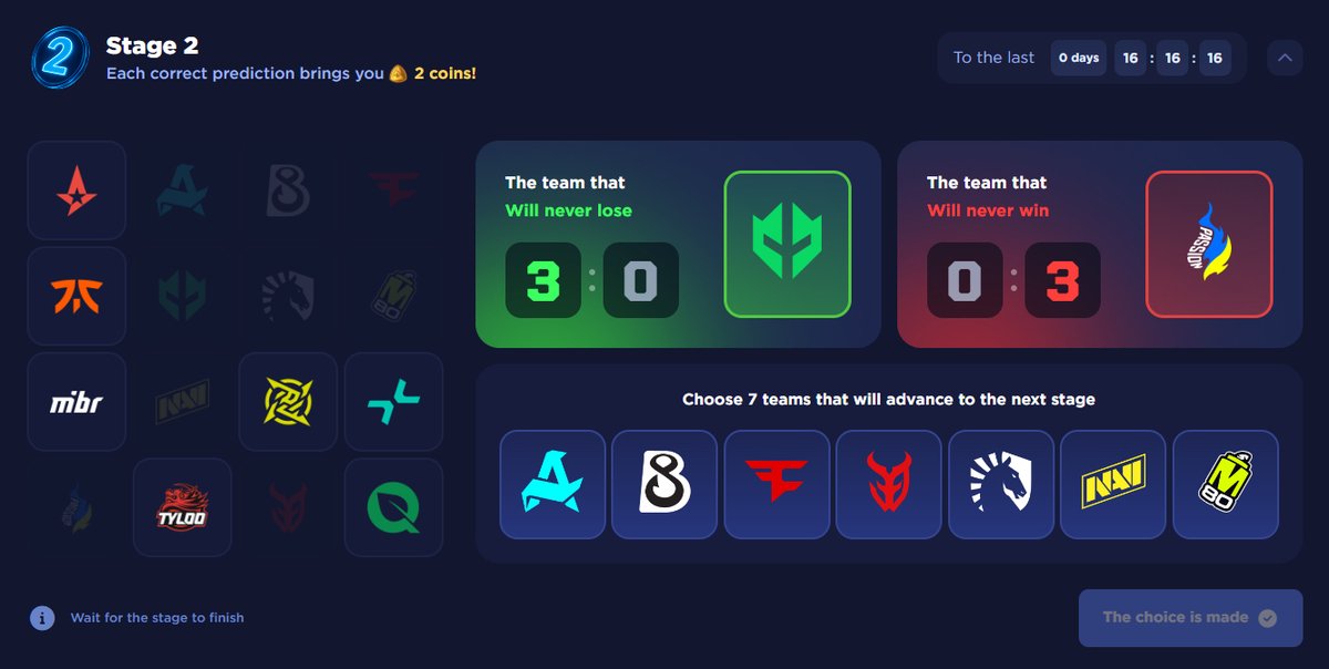 csfail2020's tweet image. What&apos;s your Pick for next stage?