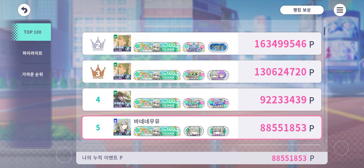 5위 했습니다! 같이 뛰신분들과 도와주신분들 정말 감사합니다~!!