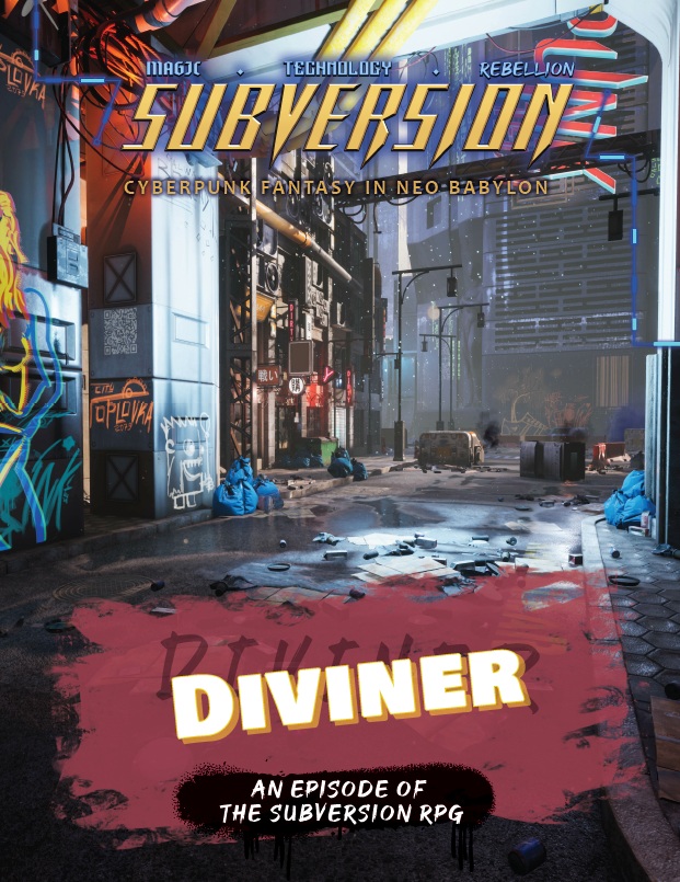 FragginUnicorns's tweet image. Our new Subversion adventure, DIVINER, is going live in 2 days, but patrons can get it now!
Step into the aftermath of the Fairy Wars and uncover the truths Neo Babylon tried to bury.
Early access + discount for patrons!
👉 [patreon.com/posts/early-ac…]
#TTRPG #SubversionRPG