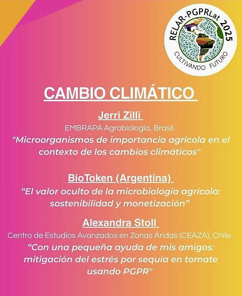 Biotokenworld's tweet image. En la sesión de #CambioClimático de #RELAR2025 presentamos &quot;El valor oculto de la microbiologia agrícola: Sostenibilidad y Monetización&quot;. Cómo conectar PGPR, captura de carbono en suelos y mercados de carbono digitales. ¡Nos vemos en La Plata!🌎🌳