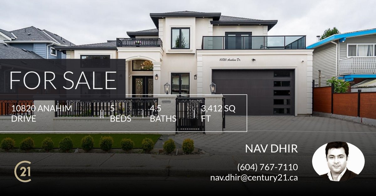 DhirNav's tweet image. This 5 bedroom home could be yours! Call me at (604) 767-7110 to schedule a showing.

Nav Dhir
Century 21 Coastal Realty
604-767-7110
NavDhir1@gmail.com homeforsale.at/10820_ANAHIM_D…