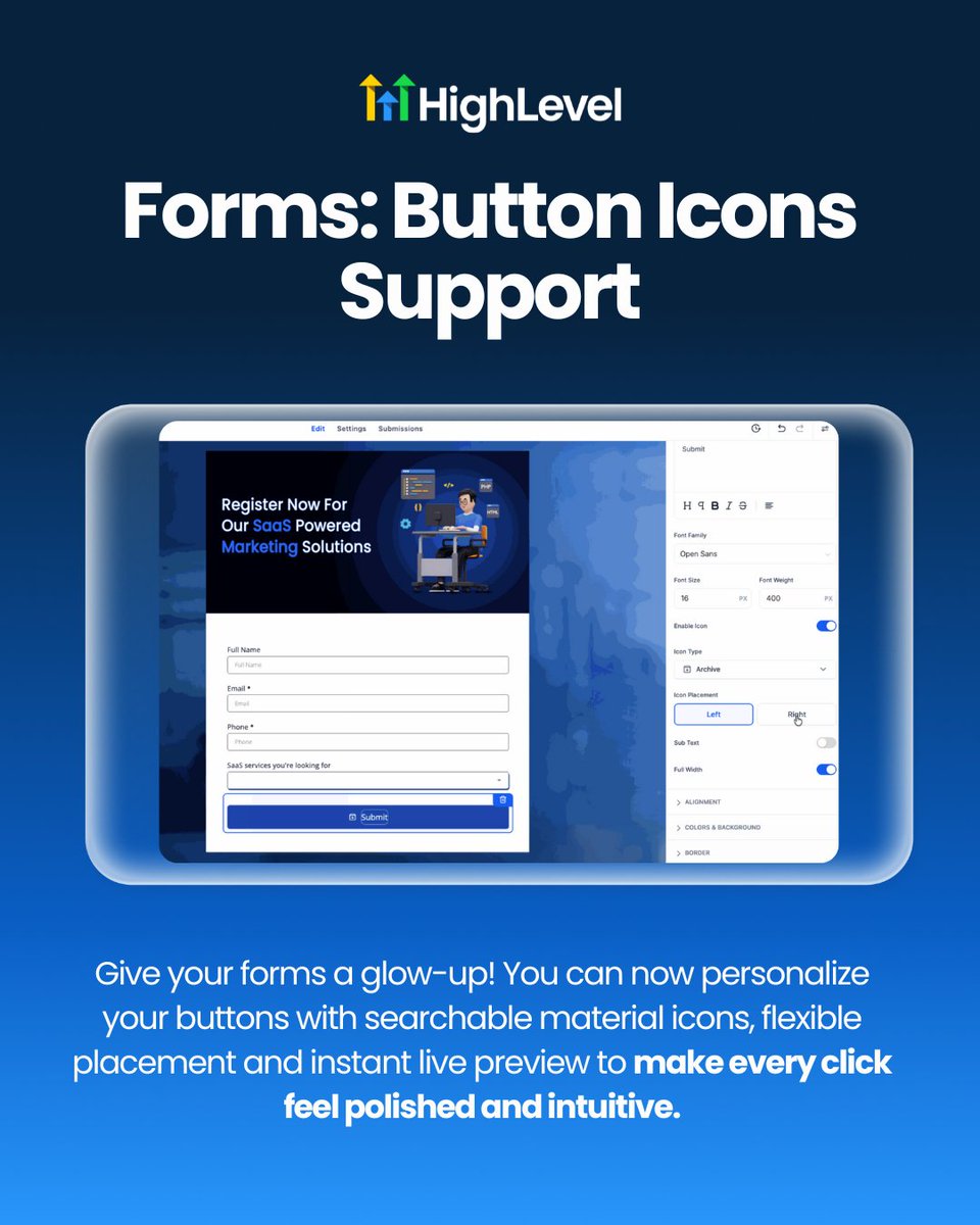 gohighlevel's tweet image. Want to know what&apos;s new with HighLevel this week? 👀
Check out these recent updates, and watch the latest Release Radar episode on our YouTube: youtube.com/live/O9zOFzhTm…

#GoHighLevel #HighLevel #ReleaseRadar