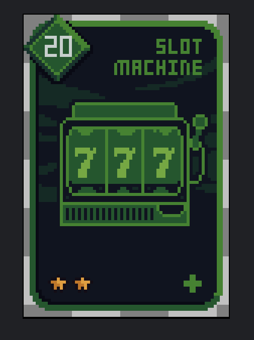 TempuraCatGames's tweet image. lets go gambling !!!

#indiegame #deckbuilder #roguelike #pixelart