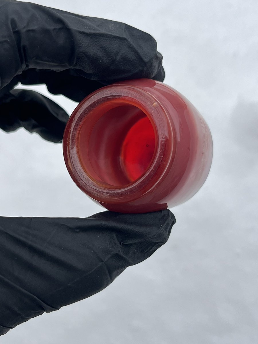 Shouldered q tip jar made by me 
Original price 30 shipped
Now 21 shipped 
Black Friday - Cyber Monday only 30% off