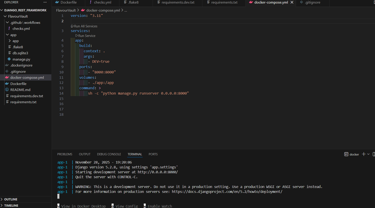 Harshit130127's tweet image. Been playing with DRF+Docker lately and damn, backend isn’t just APIs, it’s can this run anywhere without crying?
Dev vs prod, compose files, lint yelling at me… it’s a whole mindset shift.
Backend = infra + sanity + vibes.
Postgres &amp;amp; auth next. 🔥
#django #docker #backend