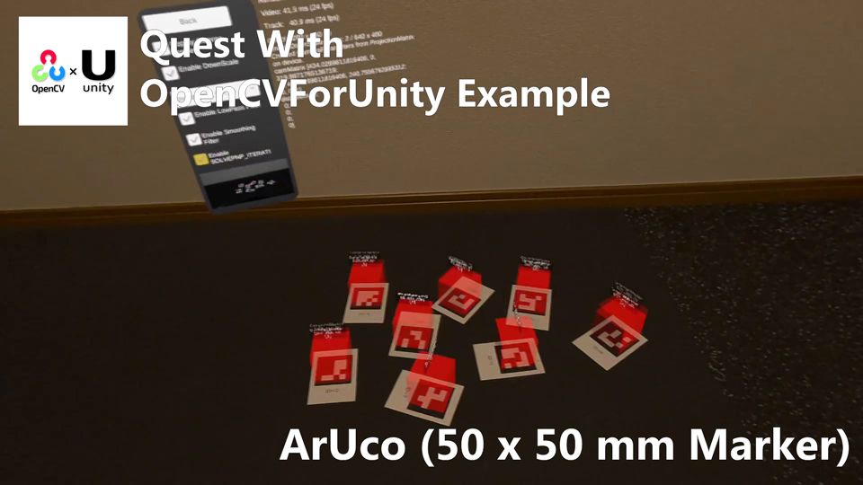 EnoxSoftware's tweet image. ・QuestPassthrough2MatHelperExample
・QuestArUcoExample
・QuestMultiObjectTrackingExample
・QuestFaceIdentificationEstimatorExample
#MetaQuest #opencv #unity