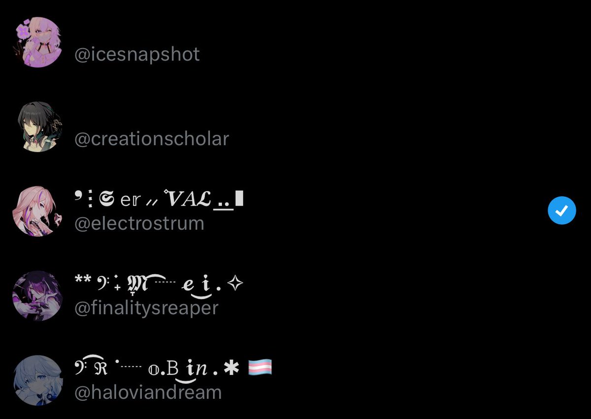 haloviandream's tweet image. /  all  of  my  accs  currently.